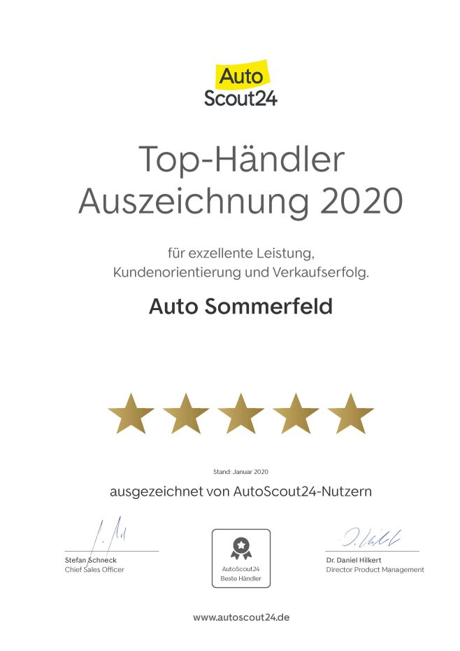 Auto Scout Top Händler 2020